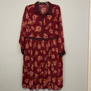 ModCloth Pleated Dress